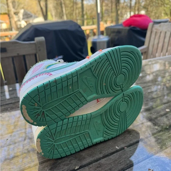 Nike Air Jordan 1 Mid SE Multi Stitch 6.5 Youth/8 Women’s - Picture 8 of 9